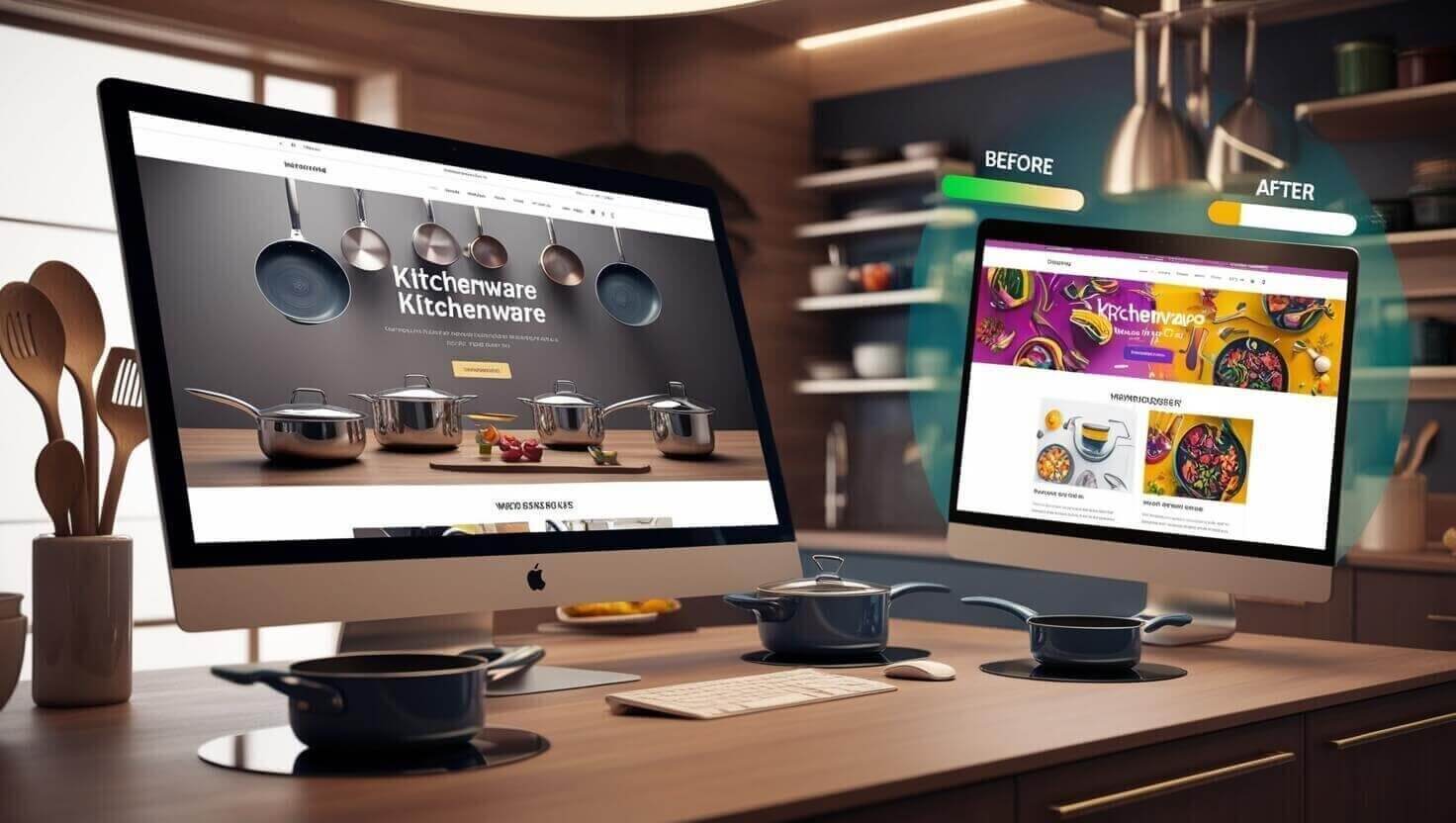 Design Inspirations - Create a Stunning Kitchenware Website