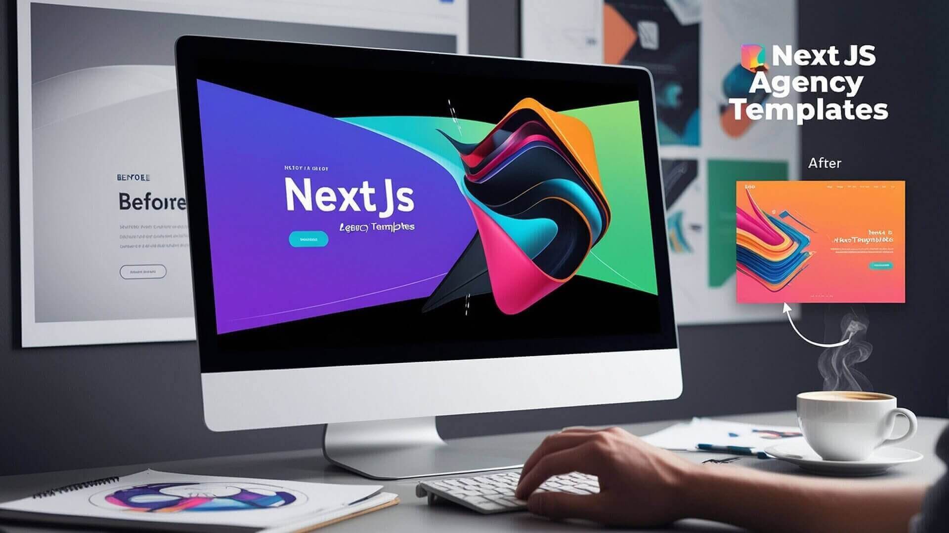 20 Fabulous Design Inspirations for Next JS Agency Templates